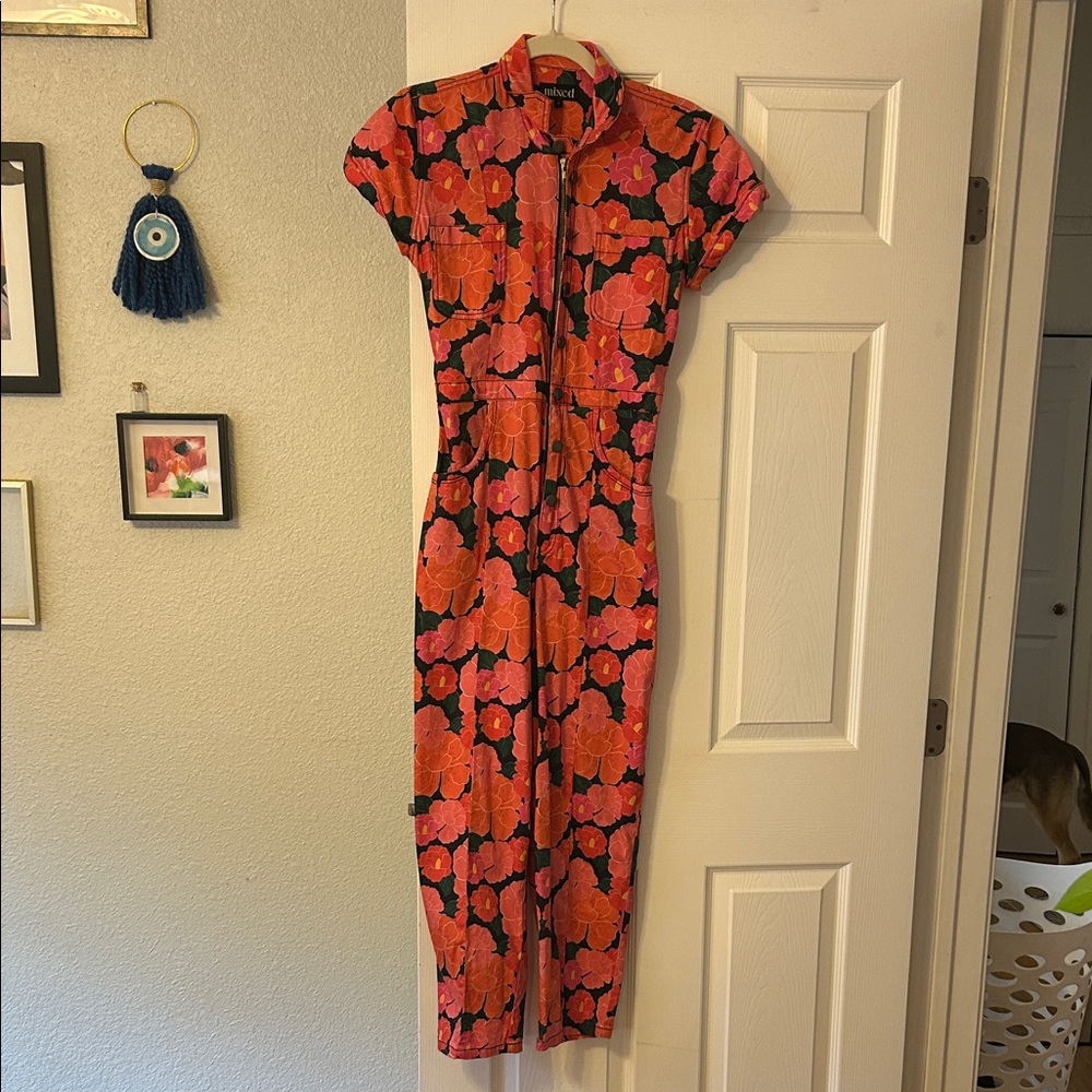 Mixed by Nasrin Ruby Jumpsuit - Small